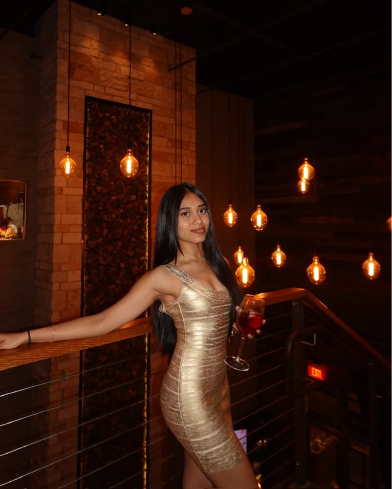 House of CB Gold Bandage Mini Dress OG - Image 2