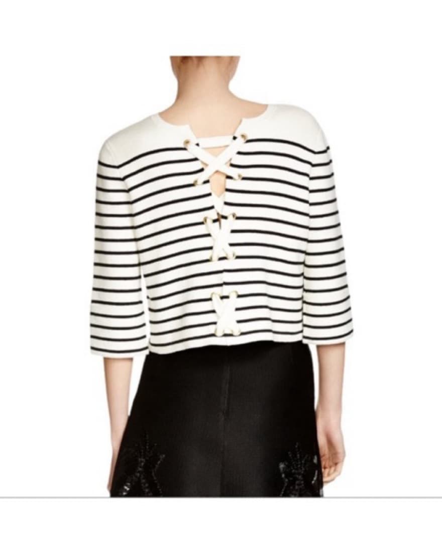 Maje Breton Stripe Boatneck Sweater - Image 4