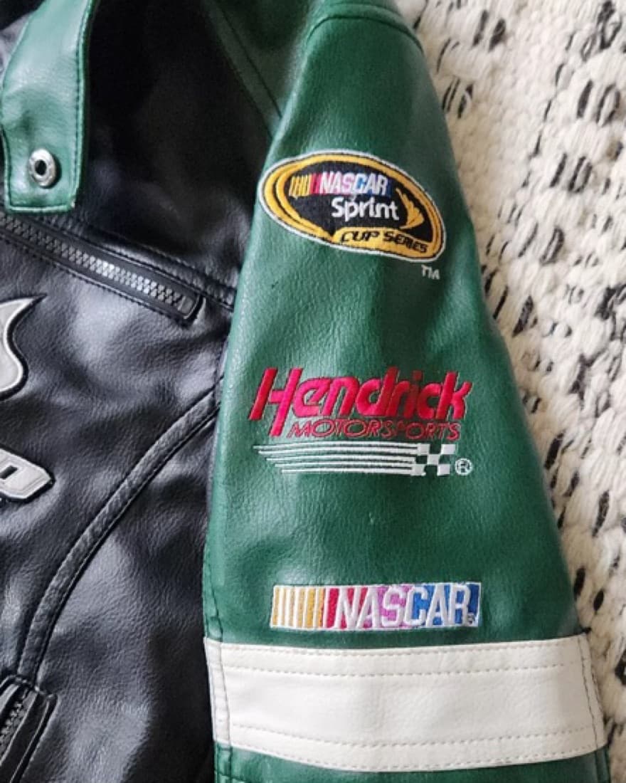 Nascar Dale Earnhardt Leather Jacket - Image 4