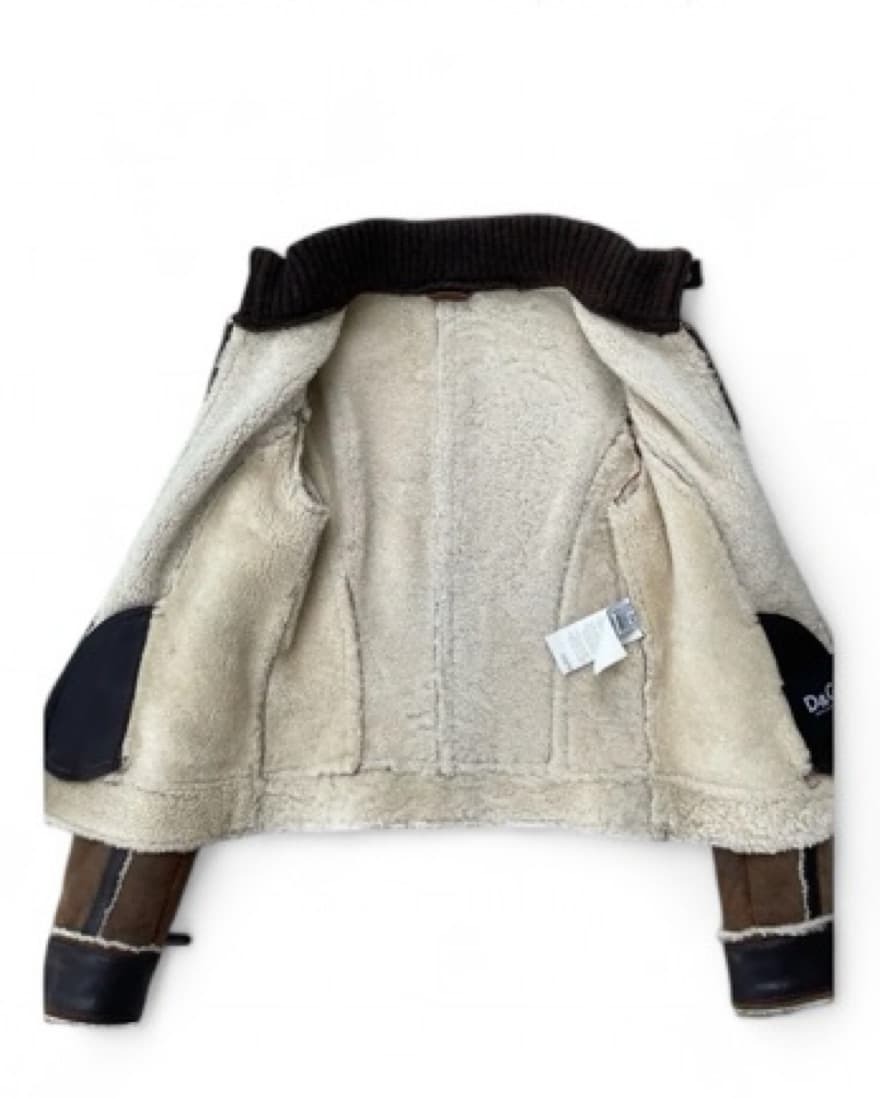 Dolce & Gabanna Shearling Aviator - Image 4