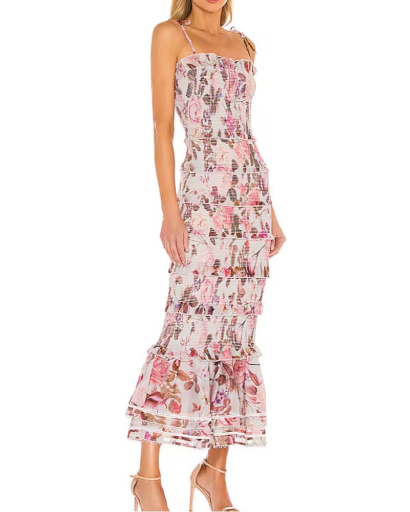 V. Chapman Geranium Dress in Garden Rose - Image 2