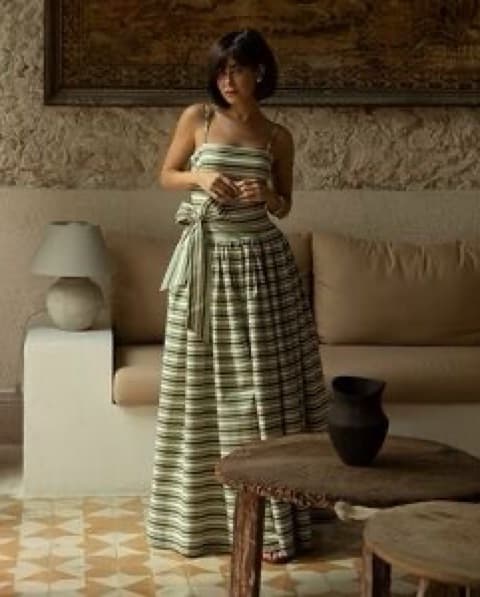 Chic Striped Maxi Dress - Image 5