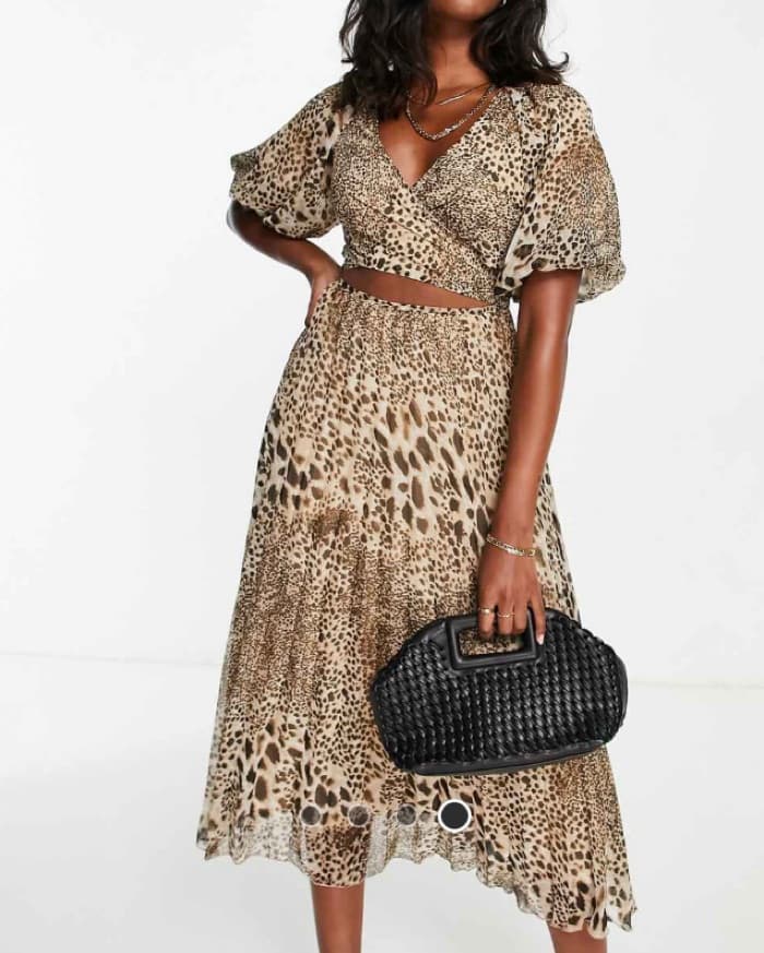 Asos Design Leopard Print Midi Dress - Image 3