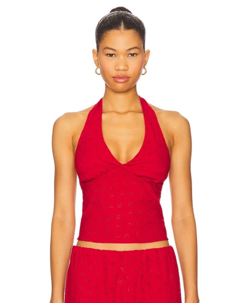 Frankie’s Red Eyelet Set - Image 2