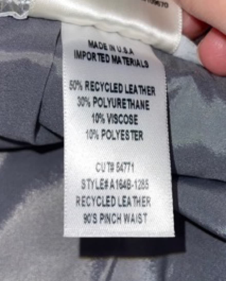 Agolde Revolve Silver Jeans (Leather) - Image 5