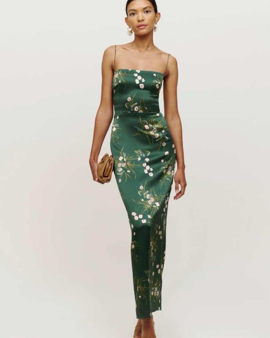Reformation Long Floral Dress - Image 1