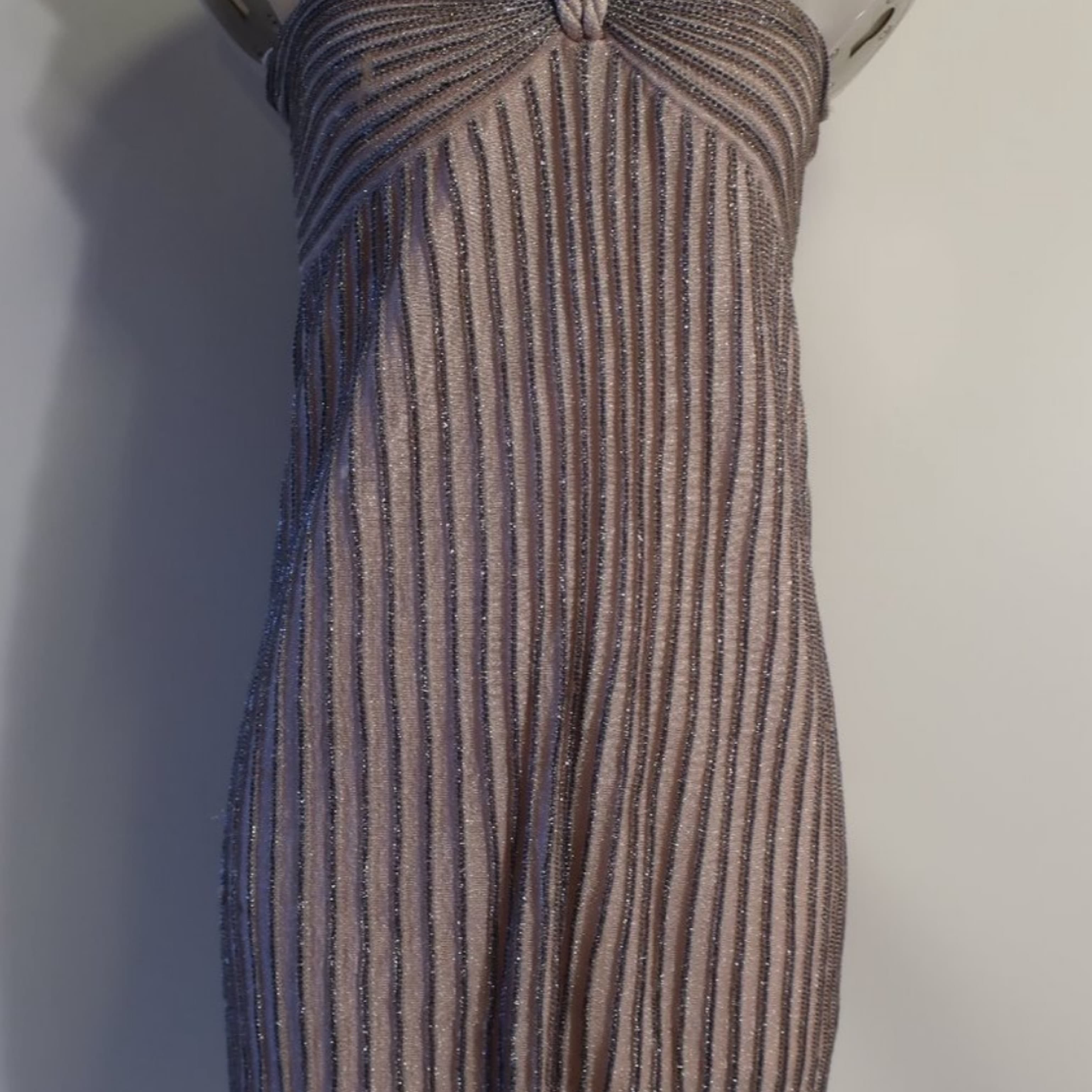 Missoni Metallic Halter Dress - Image 3