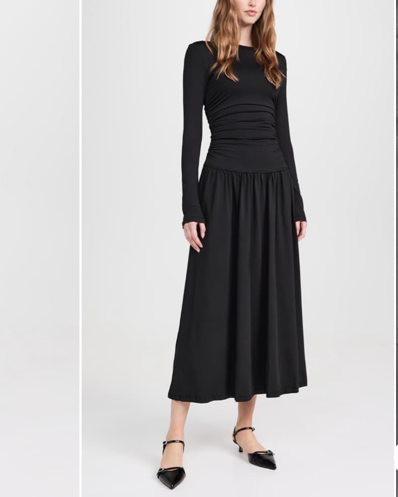 NIA Sera Midi Long Sleeve Dress  - Image 2