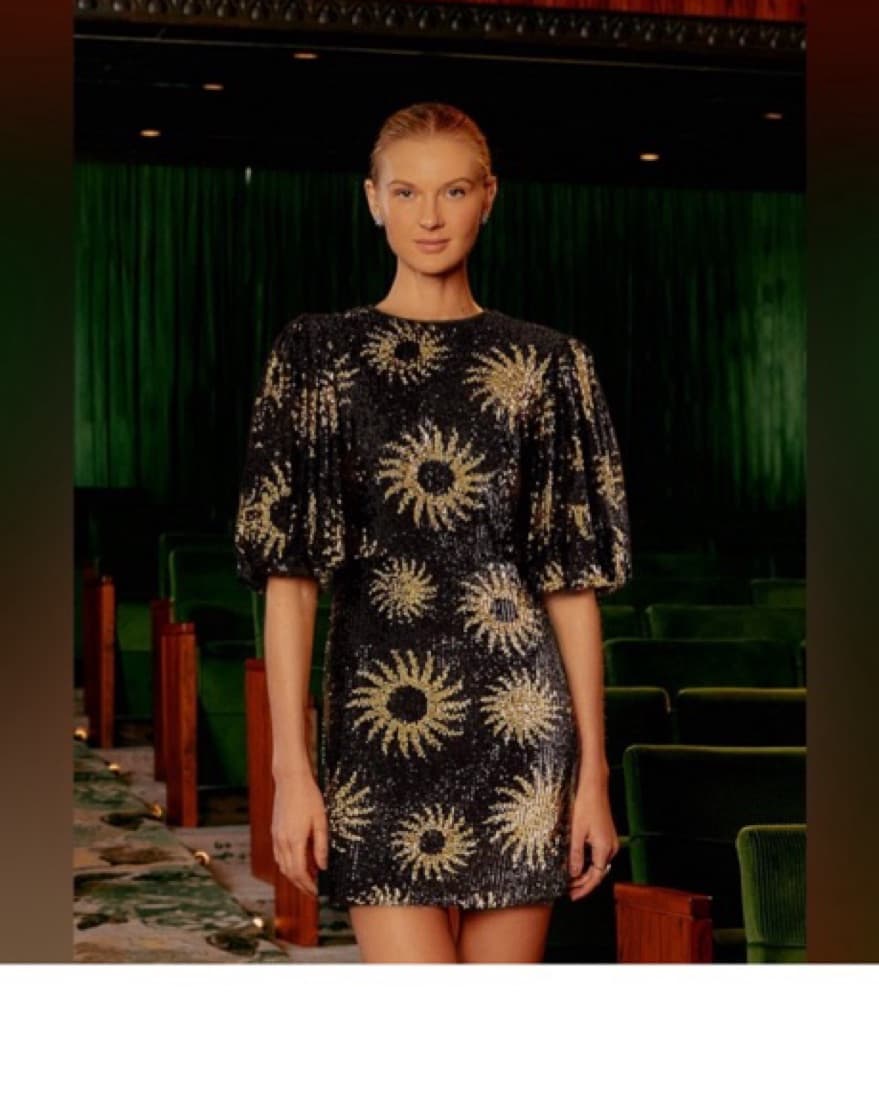 Farm Rio Sunny Mood Sequin Mini Dress XS - Image 1