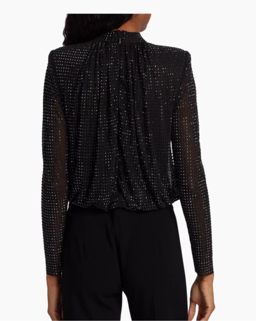 Self Portrait Rhinestone Top - Image 4