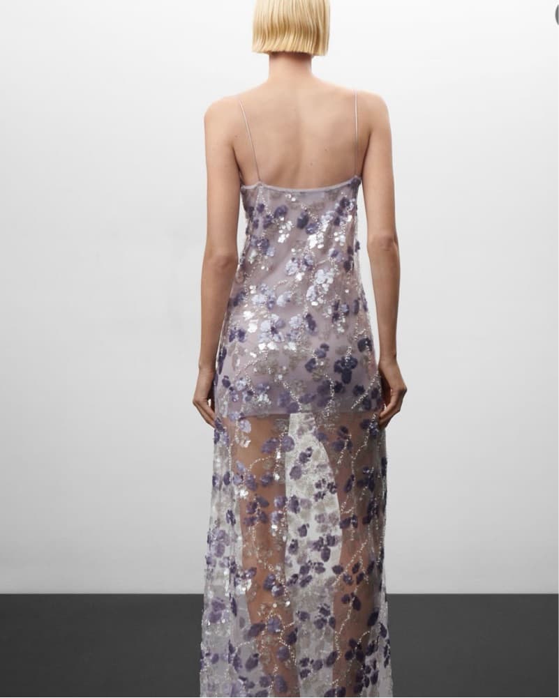 Mango X Jen Ceballos Sequin Maxi - Image 2