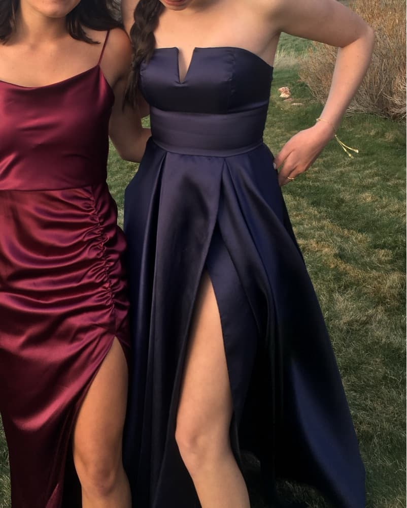 Strapless Prom Dress - Image 1