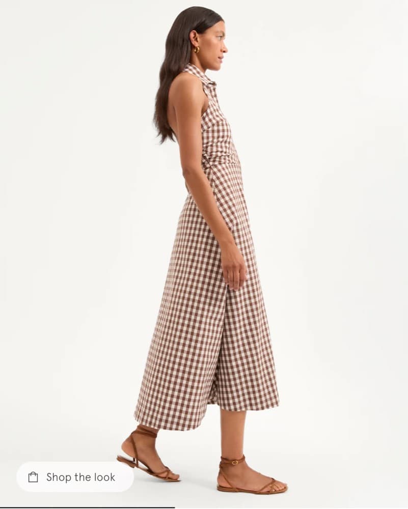 Veronica Beard mackey Gingham dress - Image 3
