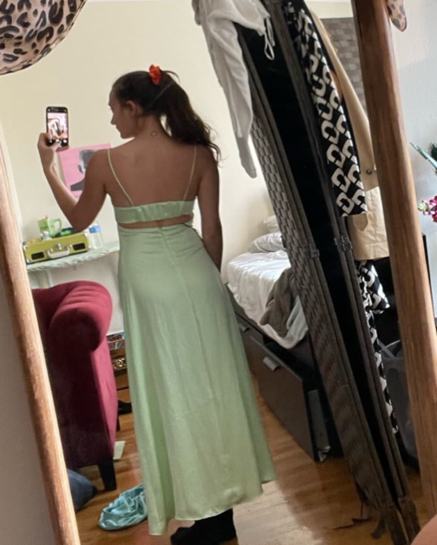 Green Long Dress - Image 2