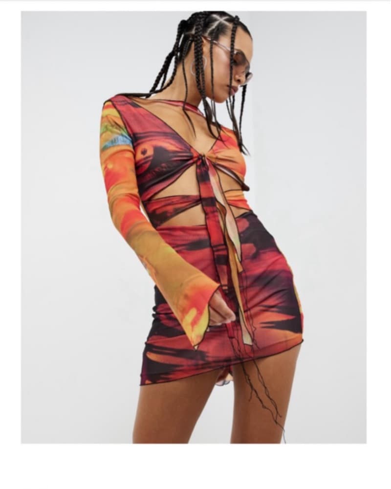 Jaded London Mystic Mesh Dress - Image 3