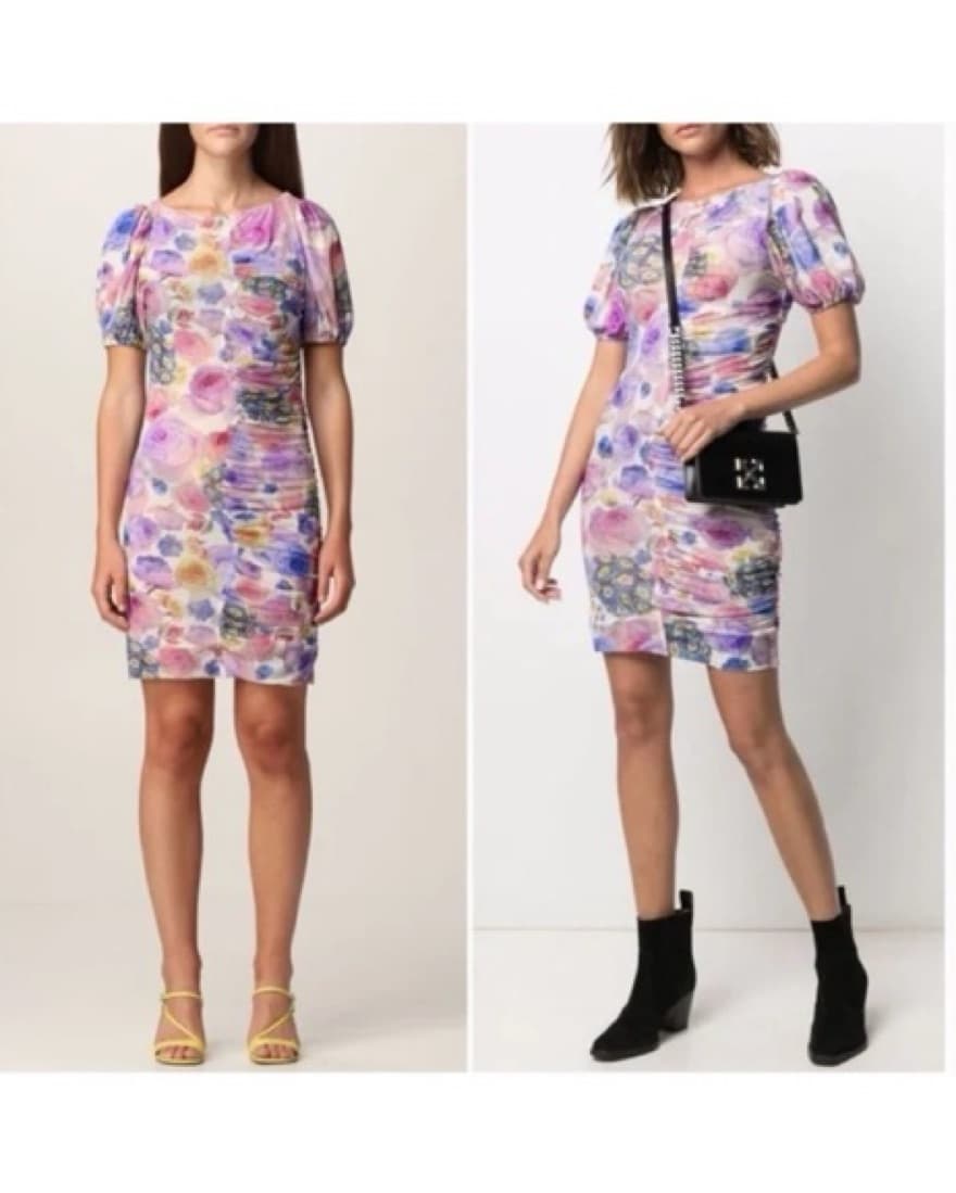 Ganni Mesh Floral Mini  - Image 1