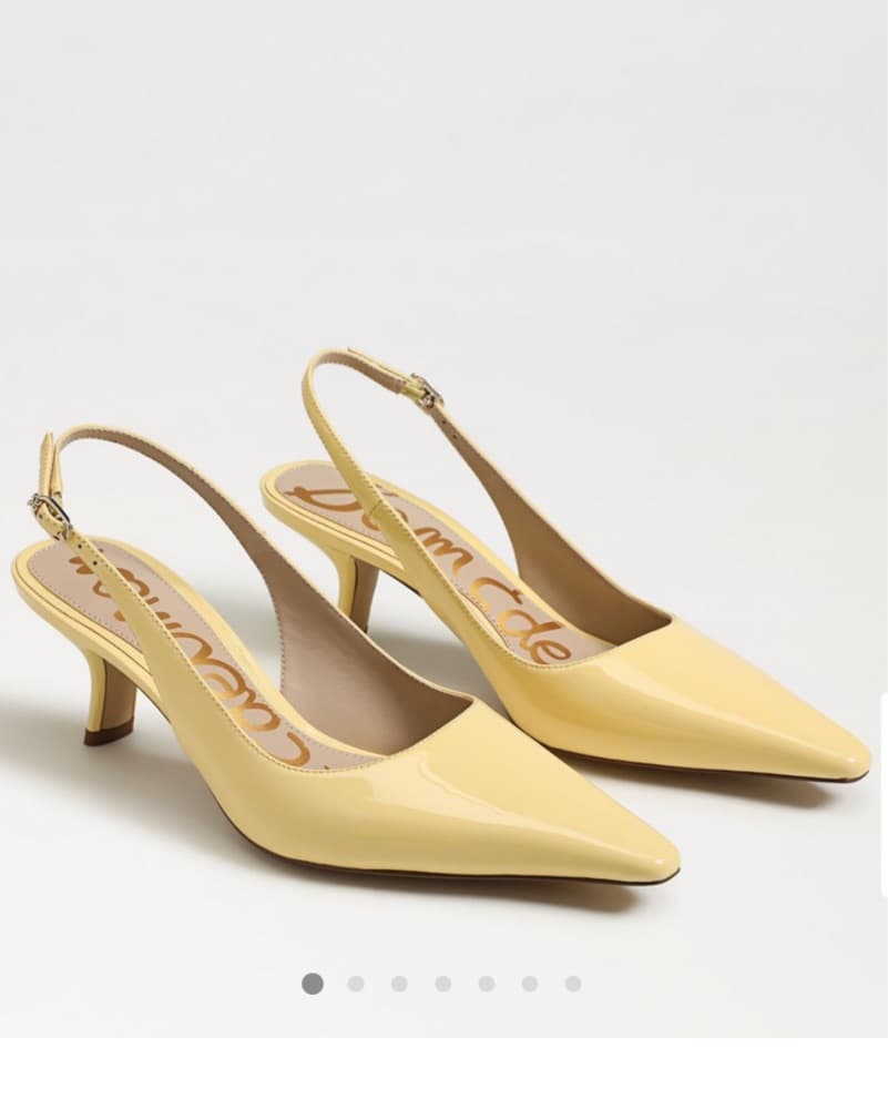 Butter Yellow Sam Edelman Pointed Toe - Image 1