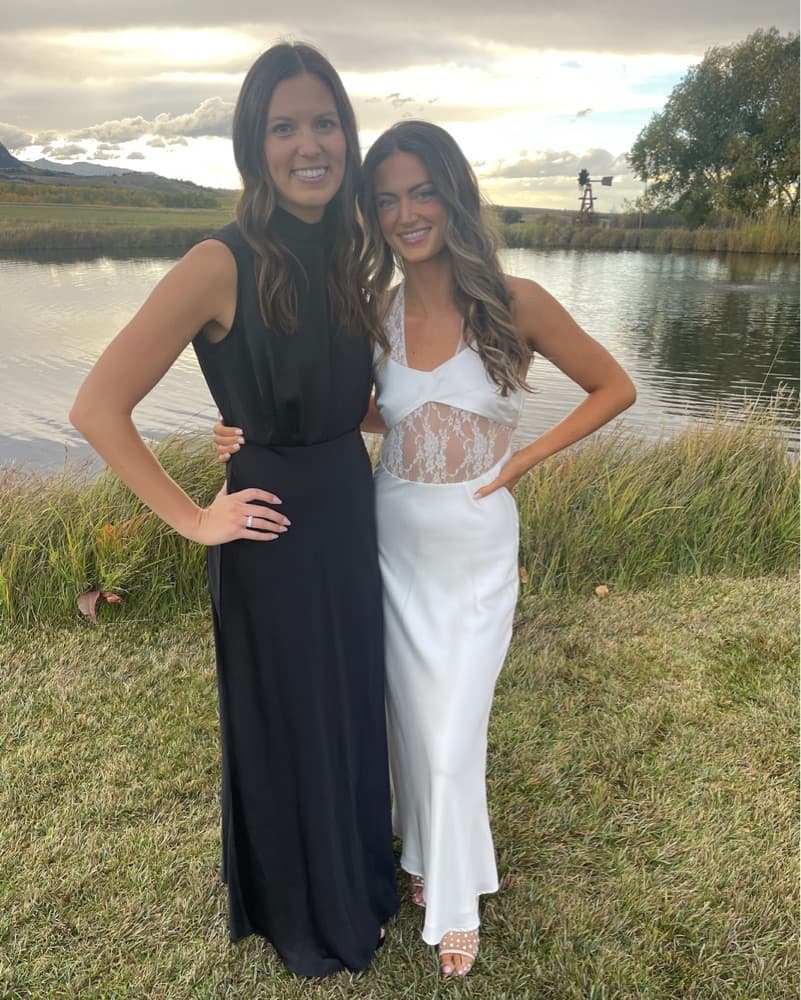 Blanche White Lace-panel Satin Maxi Dress - Image 3