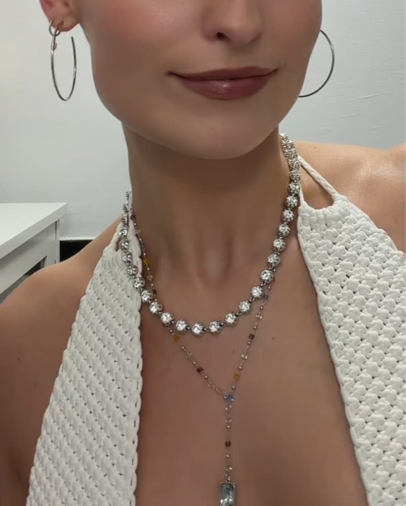 Crystal Choker Necklace - Image 2