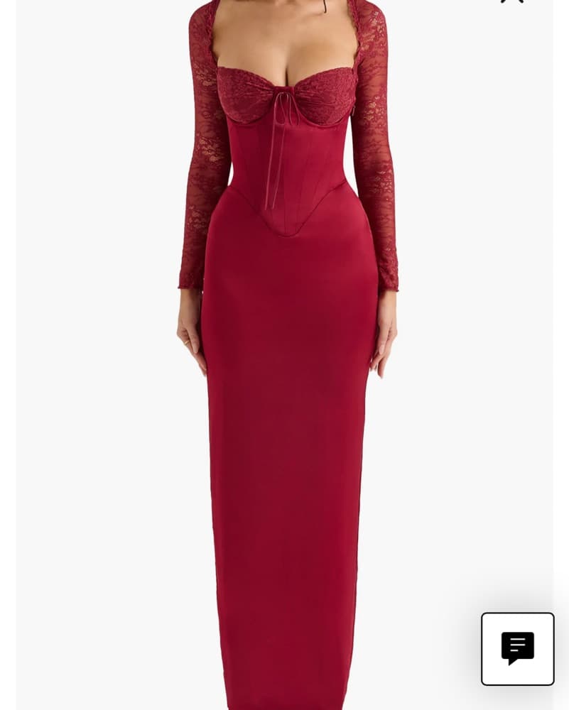 House Of CB Perdi Lace Corset Gown - Image 4