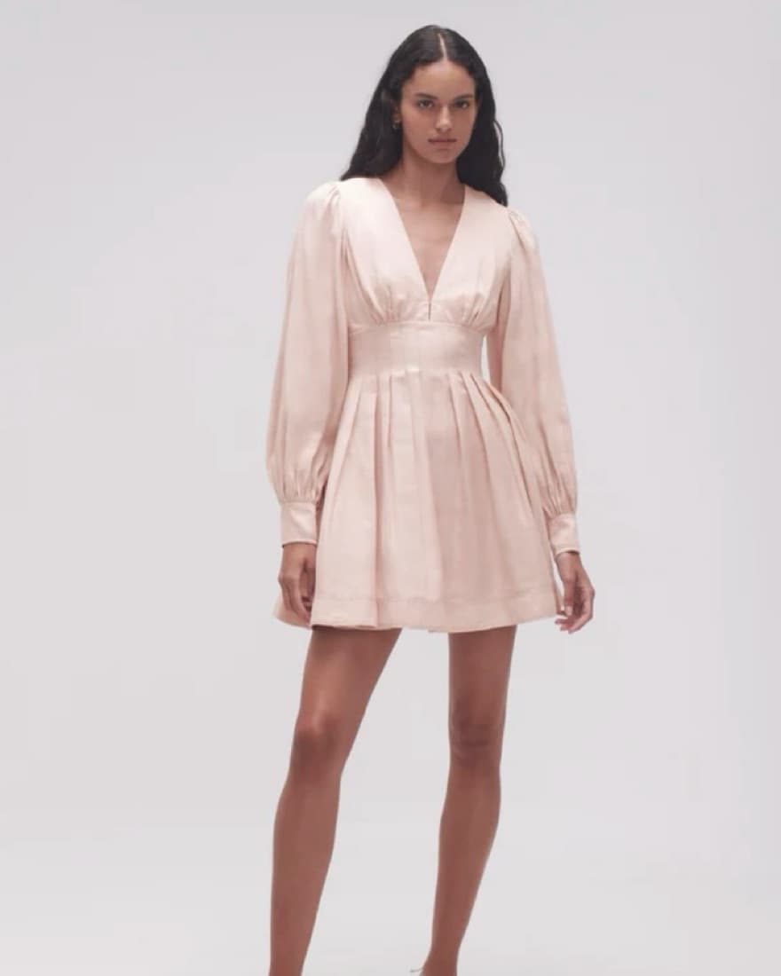 Aje Pink Mini Dress - Image 1