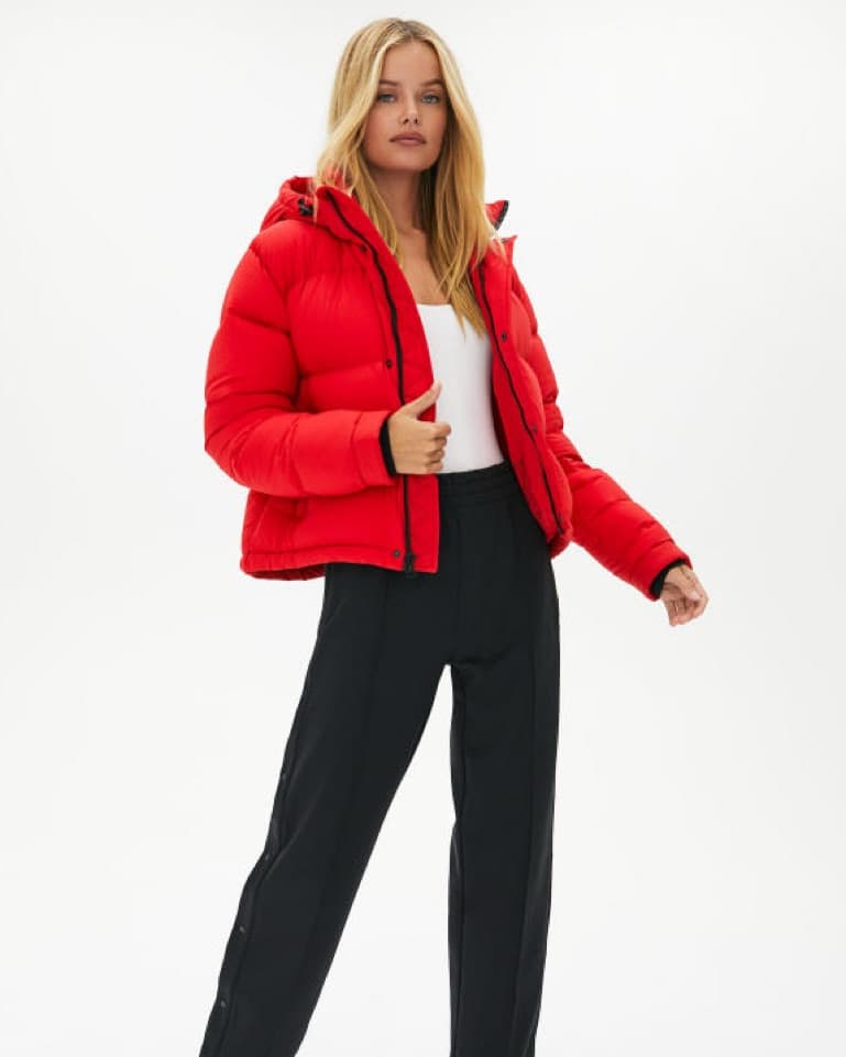 Aritzia Super Puff Shorty Red - Image 3