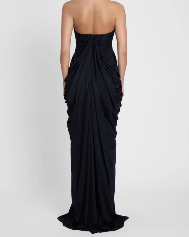 Stunning Halter Neck Maxi Mermaid Dress - Image 4