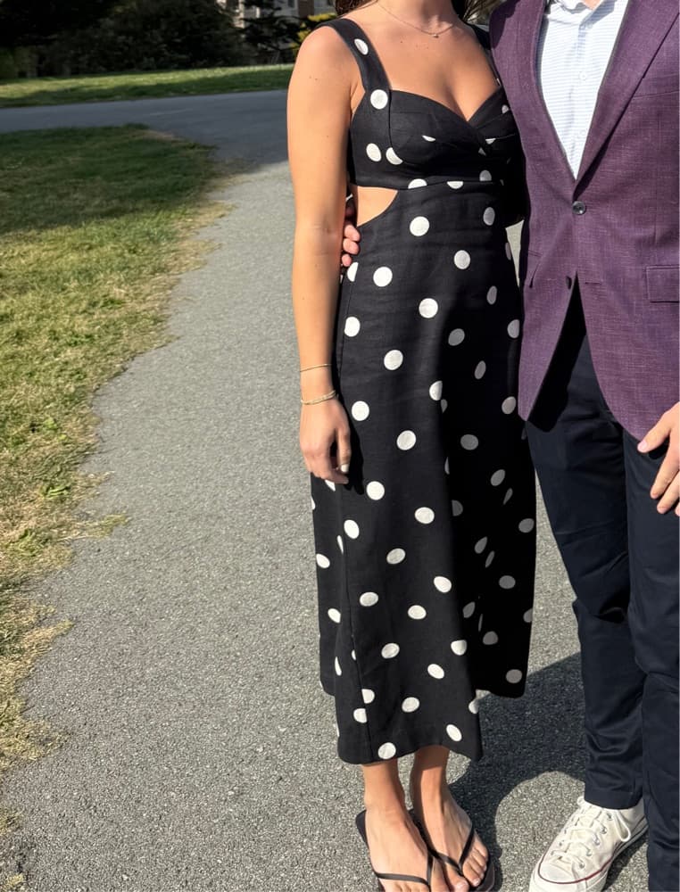 Zimmerman Black & White Polka Dot Dress  - Image 4