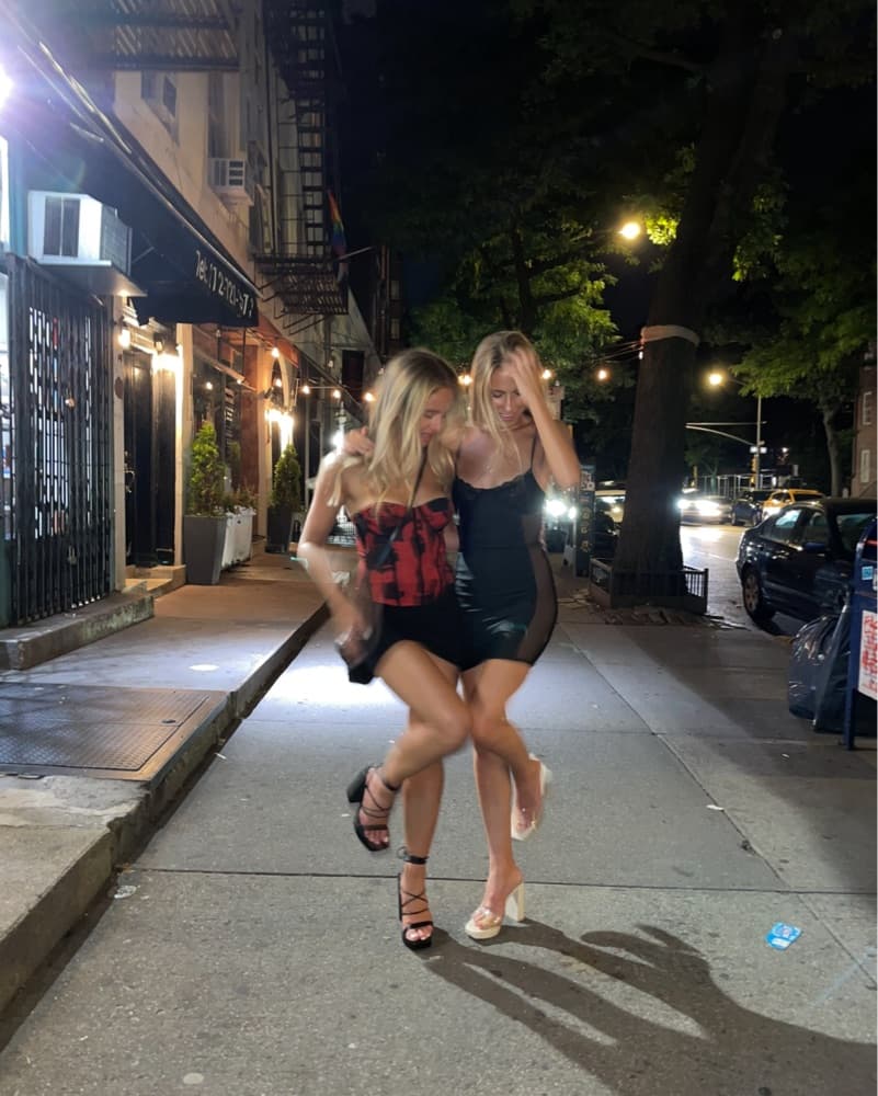 SuperDown Black Mini Dress - Image 2