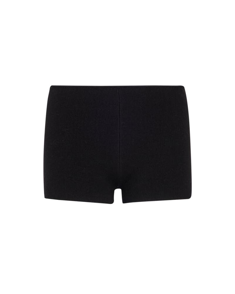 Guizio Rib Knit Hot Shorts - Image 2