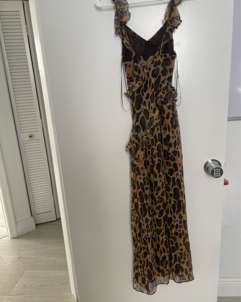 Stunning Leopard Print Maxi Dress - Image 2