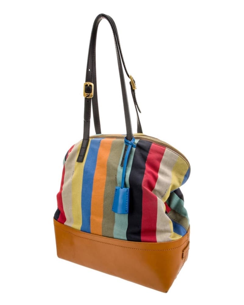 Fendi Canvas Shoulder Bag - Image 2
