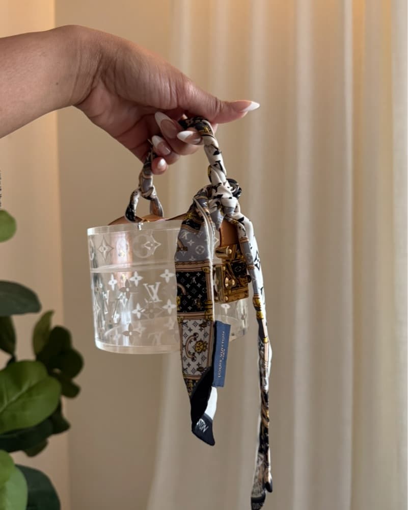 louis vuitton box scott Transparent Bag - Image 3
