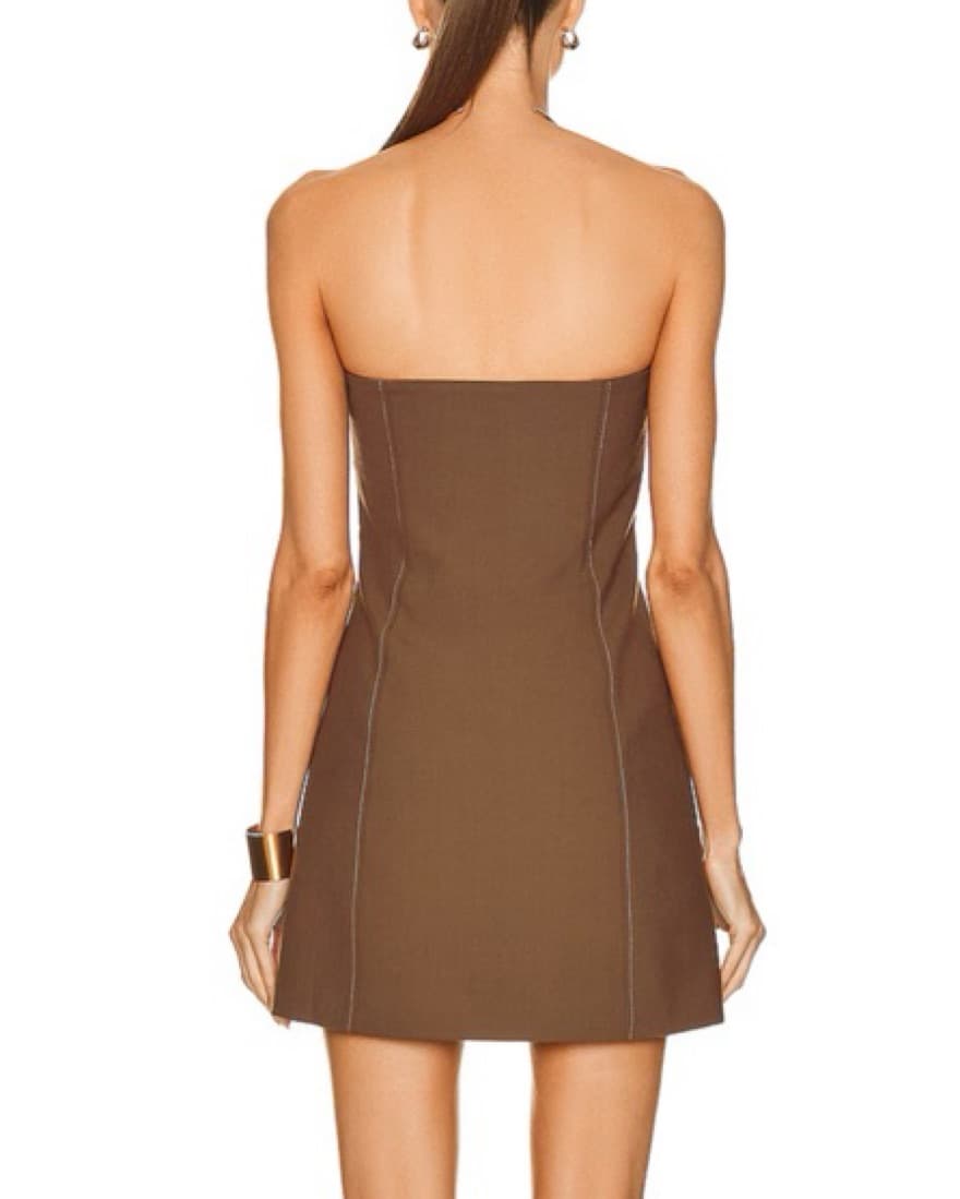 Sir Brown Mini Dress - Image 3