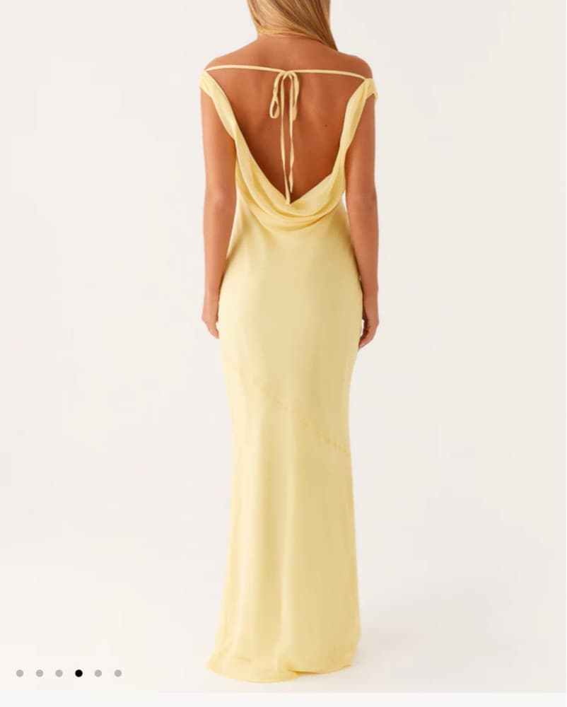 Elegant Yellow Maxi Dress - Image 1