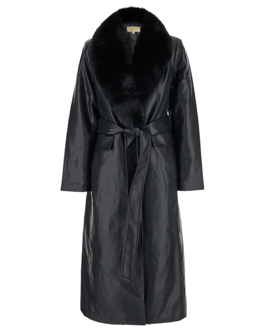 Michael Michael Kors Faux Fur Trim Robe  - Image 3