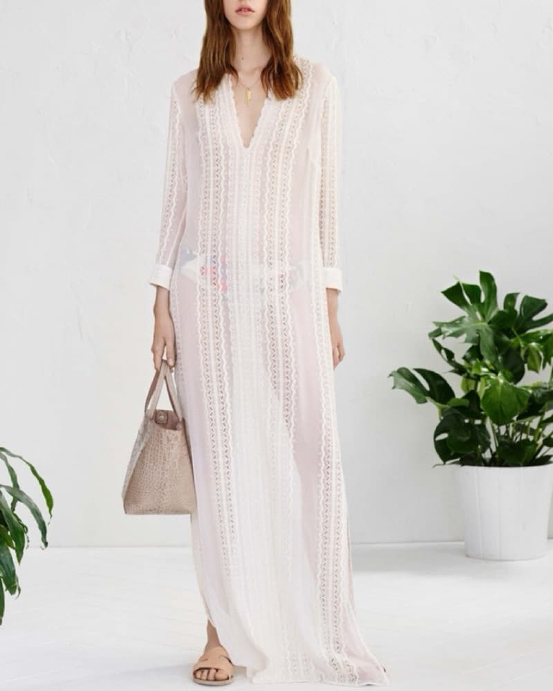 Elizabeth And James Sheer Caftan - Image 2