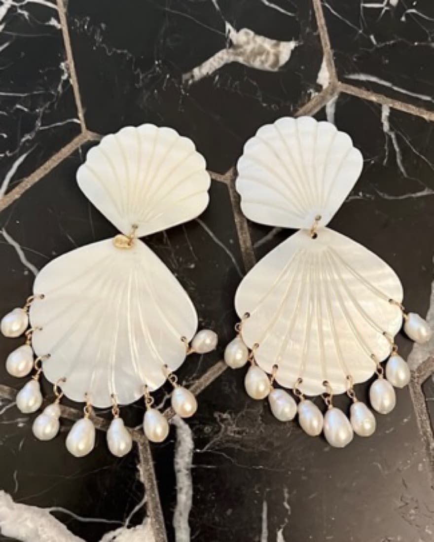 Real Pearl Earrings - Image 4