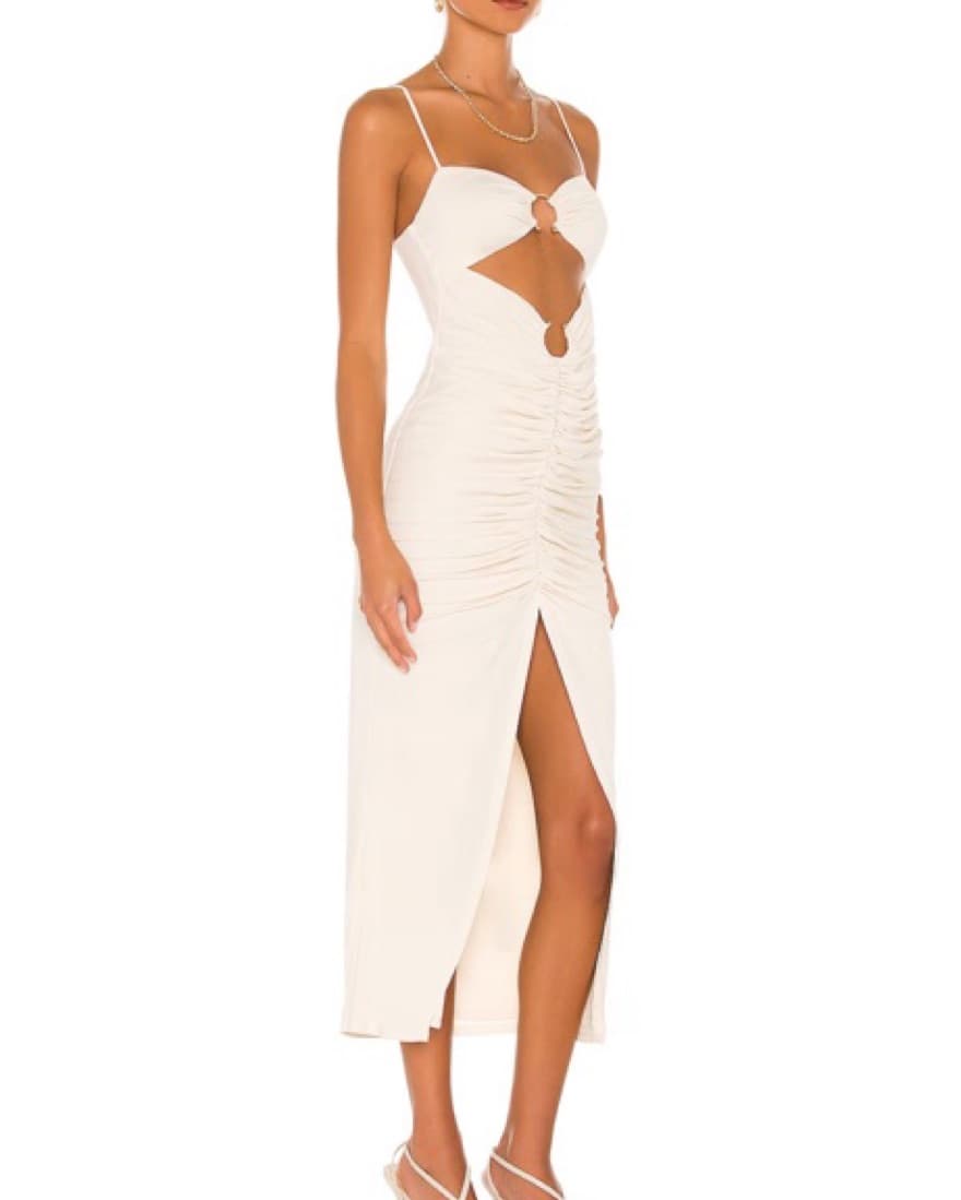 Camila Coelho Yasmeen White Midi Dress  - Image 3