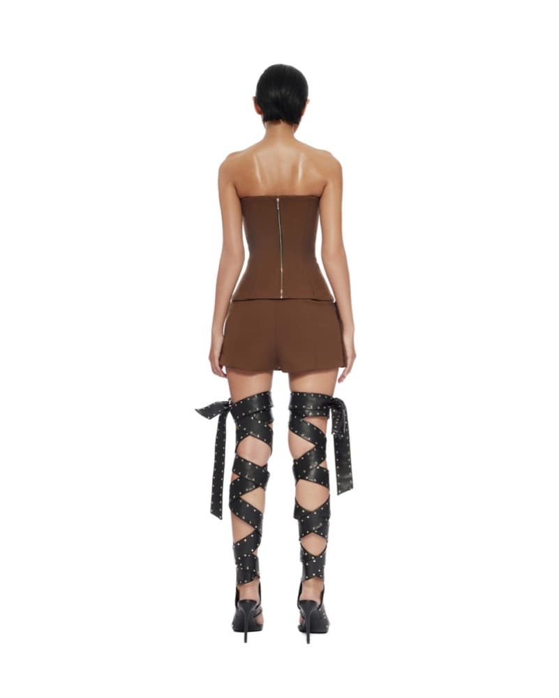 Fanci Club Starling Button Skort Set - Image 2