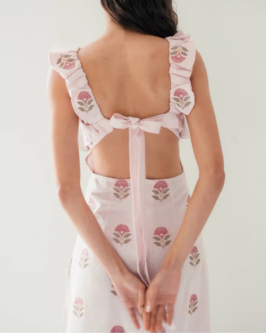Pink Malika Dress (XS/S) Midi/Maxi  - Image 2