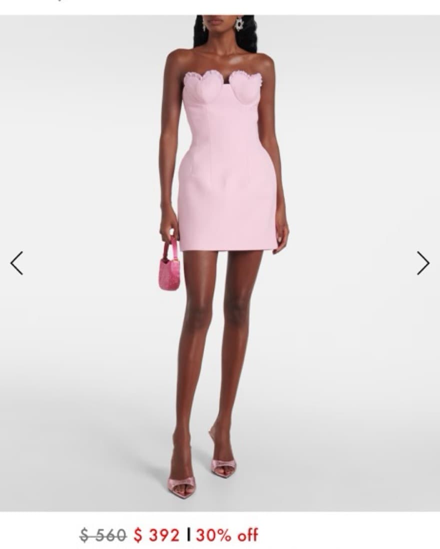 Pink Valentines Corset Dress Ilkyaz Ozel - Image 1