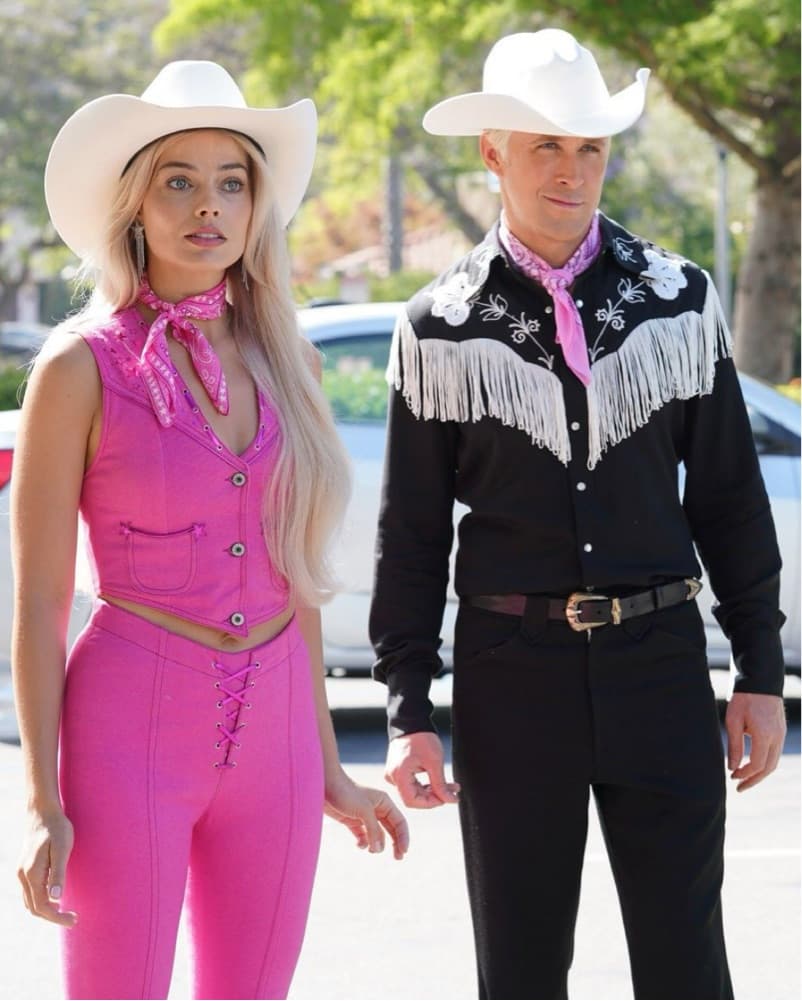 Cowgirl Barbie Costume with hat and wig! - Image 2