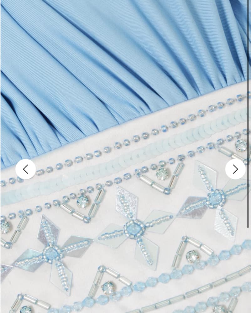DES PHEMMES Embellished Halterneck Dress - Image 3