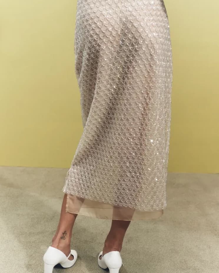 Zara Sequin Maxi Skirt  - Image 3