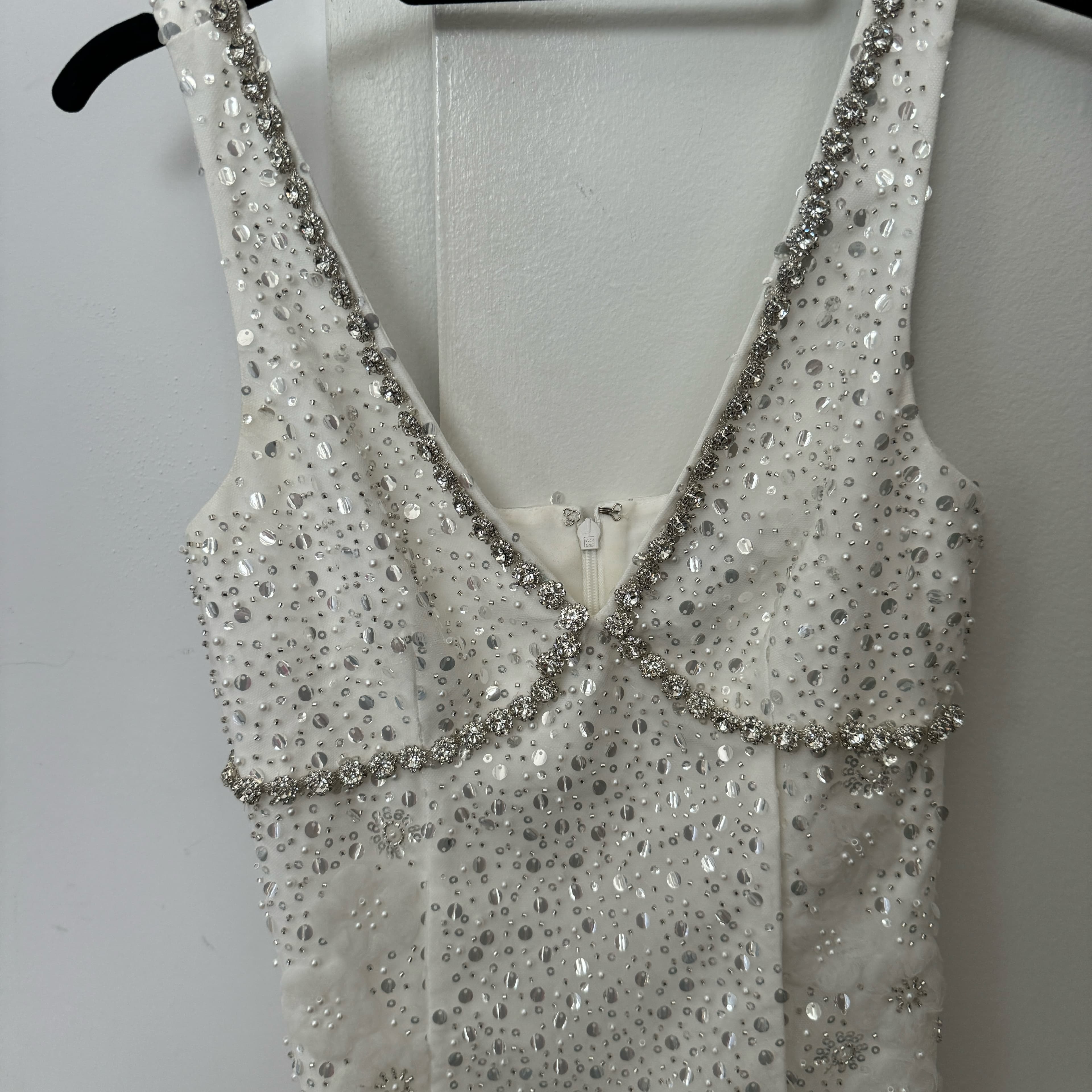 Self Portrait Embellished Mini Dress - Image 3