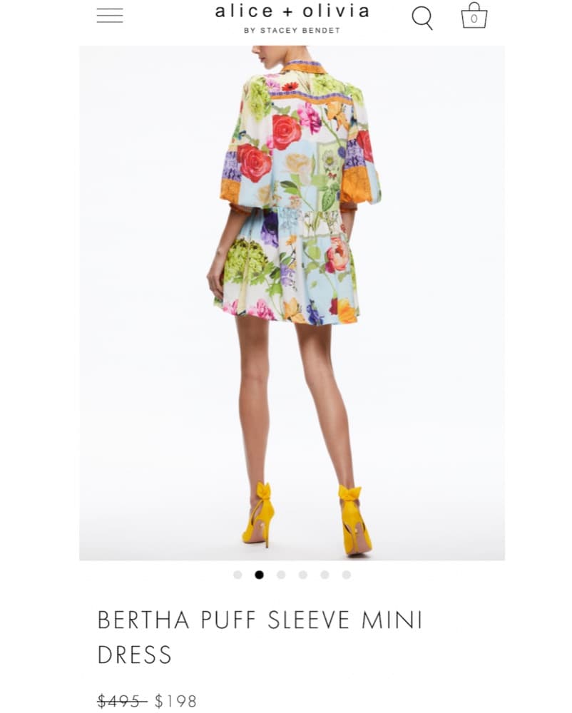 Alice & Olivia Mini Dress  - Image 3