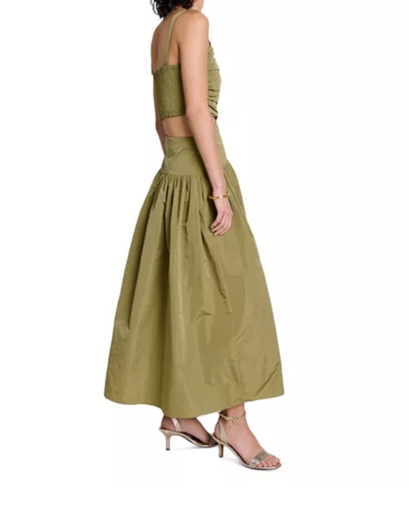 Maje Rafettas Cut Out Maxi Dress - Image 5