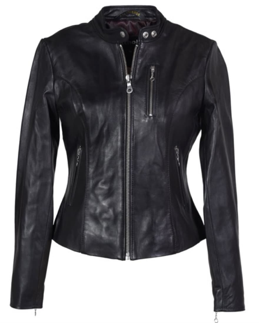 Schott Lambskin "Cafe" Leather Jacket - Image 3