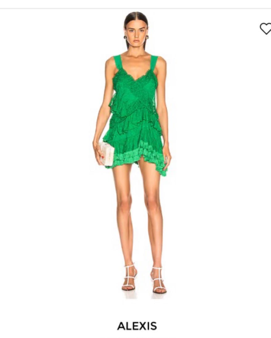 ALEXIS Green Dress - Image 1